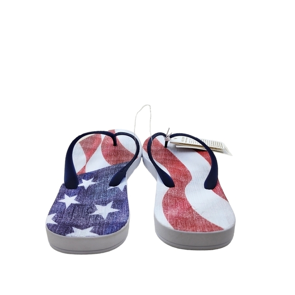 Reef Unisex Escape Lux Navy Americana Flip-Flops - Picture 5 of 7